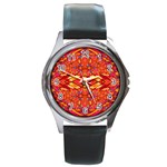 Sugarpattern Round Metal Watch