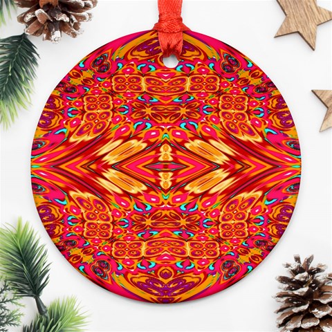 Sugarpattern Ornament (Round) from ArtsNow.com Front