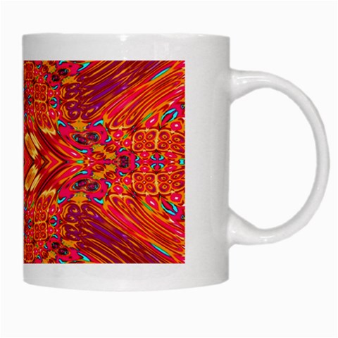 Sugarpattern White Mug from ArtsNow.com Right