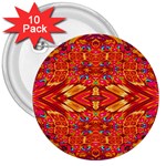 Sugarpattern 3  Button (10 pack)