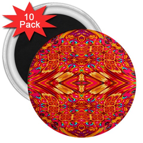 Sugarpattern 3  Magnet (10 pack) from ArtsNow.com Front