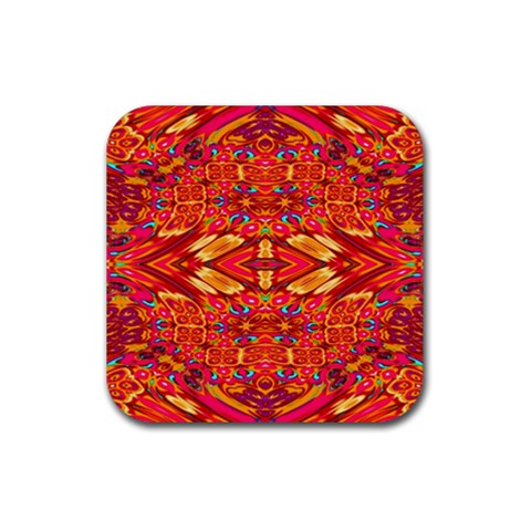 Sugarpattern Rubber Coaster (Square) from ArtsNow.com Front