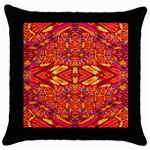 Sugarpattern Throw Pillow Case (Black)
