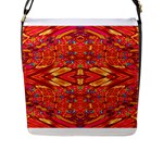 Sugarpattern Flap Closure Messenger Bag (Large)