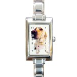  Rectangular Italian Charm Watch