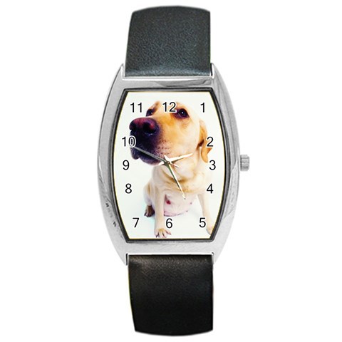 Barrel Style Metal Watch from ArtsNow.com Front