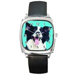  Square Metal Watch