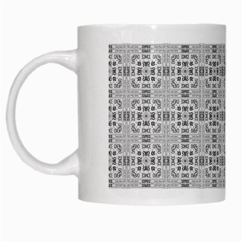 Dedertyui White Mug from ArtsNow.com Left