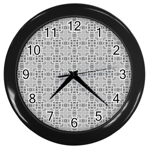 Dedertyui Wall Clock (Black) from ArtsNow.com Front