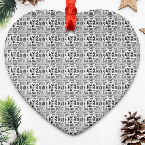 Dedertyui Heart Ornament (Two Sides) from ArtsNow.com Front