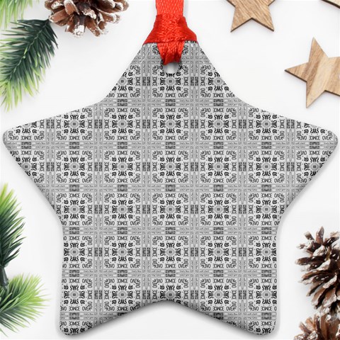 Dedertyui Star Ornament (Two Sides) from ArtsNow.com Front