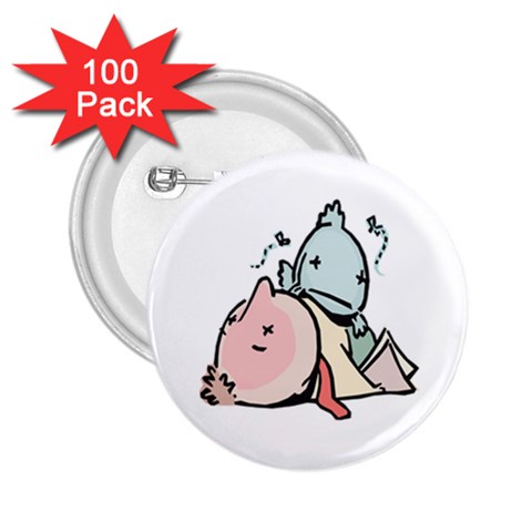Dead Cartoons 2.25  Button (100 pack) from ArtsNow.com Front