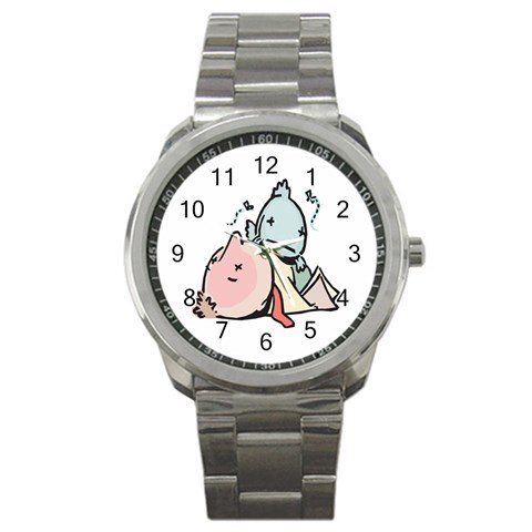 Dead Cartoons Sport Metal Watch from ArtsNow.com Front
