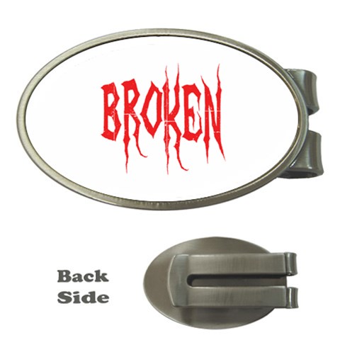 Broken Money Clip (Oval) from ArtsNow.com Front
