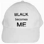 Black Becomes Me White Cap