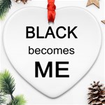 Black Becomes Me Ornament (Heart)