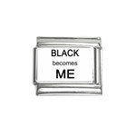 Black Becomes Me Italian Charm (9mm)