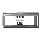 Black Becomes Me Superlink Italian Charm (9mm)