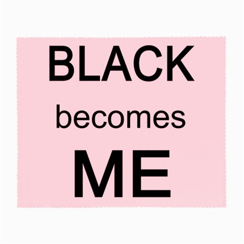 Black Becomes Me Glasses Cloth from ArtsNow.com Front