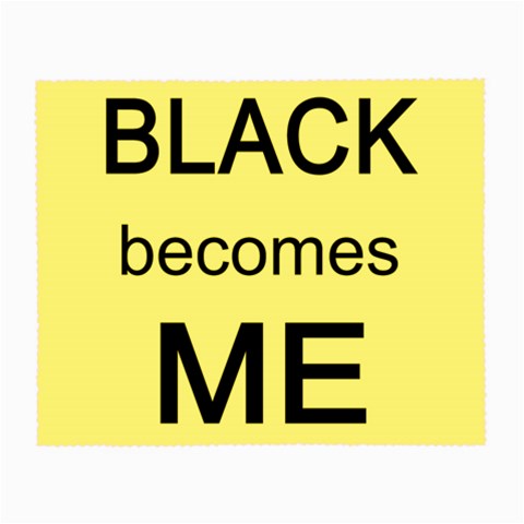 Black Becomes Me Glasses Cloth from ArtsNow.com Front
