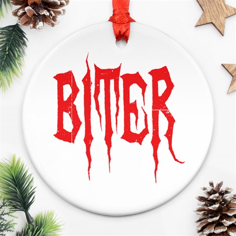 Biter Ornament (Round) from ArtsNow.com Front
