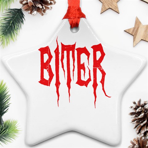 Biter Ornament (Star) from ArtsNow.com Front