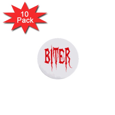 Biter 1  Mini Button (10 pack)  from ArtsNow.com Front