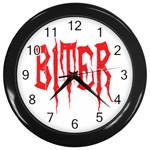 Biter Wall Clock (Black)