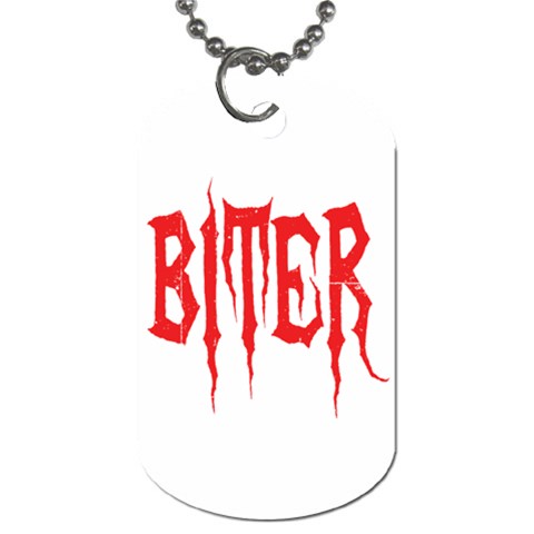 Biter Dog Tag (One Side) from ArtsNow.com Front