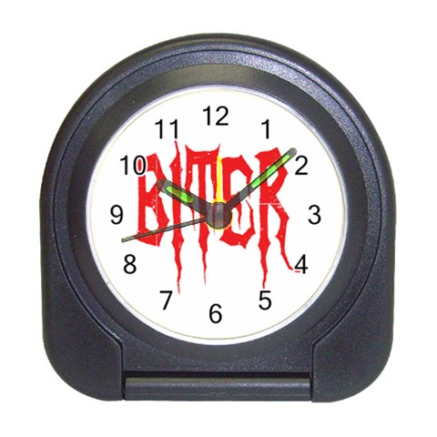 Biter Travel Alarm Clock from ArtsNow.com Front