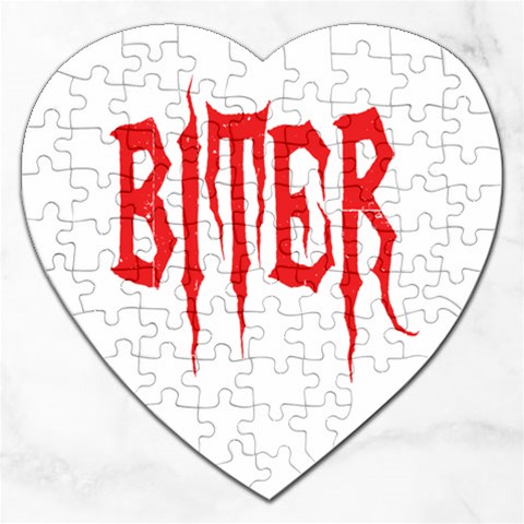 Biter Jigsaw Puzzle (Heart) from ArtsNow.com Front