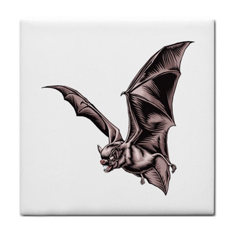 Vampire Bat Tile Coaster from ArtsNow.com Front