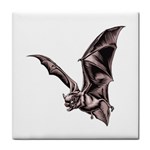 Vampire Bat Tile Coaster