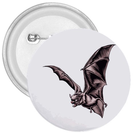 Vampire Bat 3  Button from ArtsNow.com Front