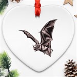 Vampire Bat Ornament (Heart)