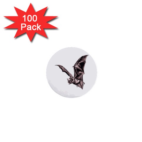 Vampire Bat 1  Mini Button (100 pack)  from ArtsNow.com Front