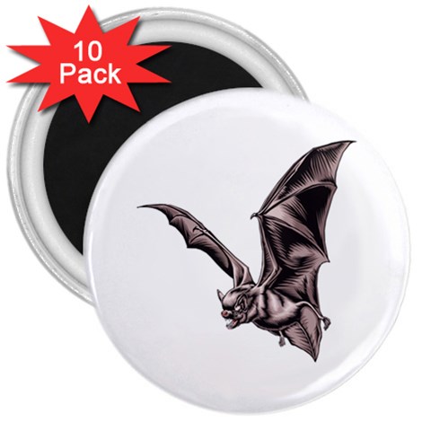 Vampire Bat 3  Magnet (10 pack) from ArtsNow.com Front