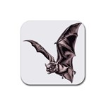 Vampire Bat Rubber Coaster (Square)