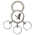 Vampire Bat 3-Ring Key Chain