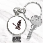 Vampire Bat Nail Clippers Key Chain
