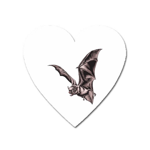 Vampire Bat Magnet (Heart) from ArtsNow.com Front
