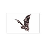 Vampire Bat Sticker Rectangular (100 pack)