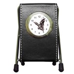 Vampire Bat Pen Holder Desk Clock