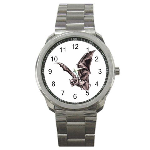 Vampire Bat Sport Metal Watch from ArtsNow.com Front