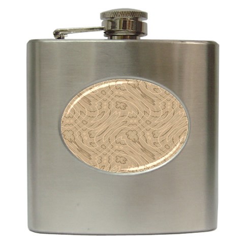Nmsppr Hip Flask (6 oz) from ArtsNow.com Front