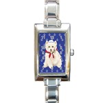  Rectangular Italian Charm Watch