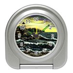 Cosgriff Point Lighthouse -AveHurley ArtRevu.com- Travel Alarm Clock