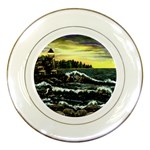 Cosgriff Point Lighthouse -AveHurley ArtRevu.com- Porcelain Plate