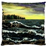 Cosgriff Point Lighthouse -AveHurley ArtRevu.com- Large Cushion Case (One Side)