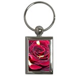 Rose 2 Key Chain (Rectangle)